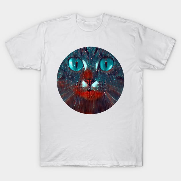 Bright-Eyed mycat, revolution for cats T-Shirt by GoranDesign